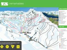 Mappa delle piste The Remarkables