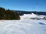 Pista sul lato sinistro dello skilift doppio