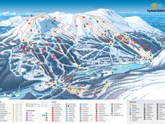 Mappa delle piste Bydalsfjällen - Bydalen