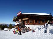 Sosta in baita Zirmstadl prima della discesa a valle