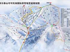 Mappa delle piste Koktokay