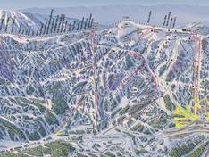 Mappa delle piste Wolf Creek