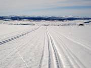 Pista da fondo con vista sulla vasta campagna