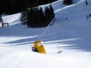 Innevamento con lance nel Kinderland