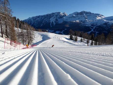 Preparazione delle piste Skirama Dolomiti – Preparazione delle piste Madonna di Campiglio/Pinzolo/Folgàrida/Marilleva