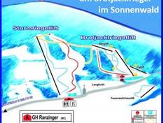 Mappa delle piste Brotjacklriegel - Langfurth