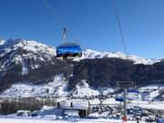 Botarèl - 6pers.| Seggiovia ad alta velocità (ad agganciamento automatico) con cupole di protezione