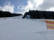 Pista facile al tappeto nella valle