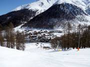 Vista sulle sistemazioni a Samnaun Dorf