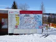 Mappa delle piste con informazioni operative aggiornate presso la Faschingalmbahn