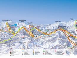 Mappa delle piste Hochkönig - Maria Alm/Dienten/Mühlbach