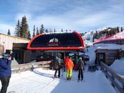 Hasenköpfl - 8pers.| Seggiovia ad alta velocità (ad agganc. autom.) con cupola di prot. e riscald. sedile