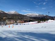 Area di esercitazione davanti alla Skistar Lodge