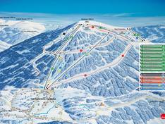 Mappa delle piste Szklarska Poręba - Szrenica