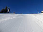 Ottima preparazione delle piste all'Arber