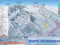 Mappa delle piste Porté Puymorens