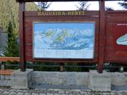 Mappa delle piste a Baqueira