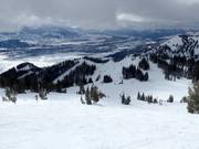 Vista sull’area sciistica Jackson Hole
