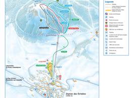 Mappa delle piste Mézenc - Les Estables