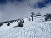 Pendii di neve fresca nell’area sciistica Grand Targhee