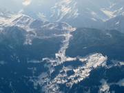 Vista da Verbier verso Bruson