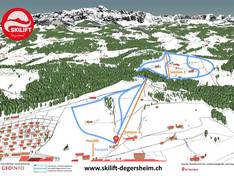 Mappa delle piste Degersheim - Fuchsacker