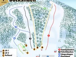 Mappa delle piste Bocksliden