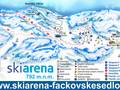 Mappa delle piste Fačkovské sedlo