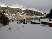 Pista facile presso la seggiovia doppia Carjöl