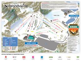 Mappa delle piste Brandywine