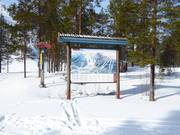 Mappa delle piste nell’area sciistica Tandådalen/Hundfjället