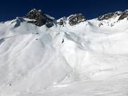 Area sciistica libera non protetta presso la seggiovia Pleus