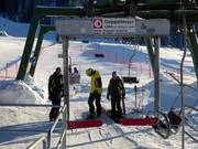 Assistenza per la salita sulla seggiovia