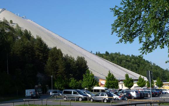 Alto Palatinato: Accesso nei comprensori sciistici e parcheggio – Accesso, parcheggi Monte Kaolino - Hirschau