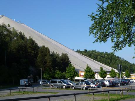 Baviera Settentrionale : Accesso nei comprensori sciistici e parcheggio – Accesso, parcheggi Monte Kaolino - Hirschau