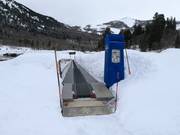 Tappeto mobile alla stazione a valle