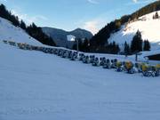 Deposito dei cannoni da neve a Söll