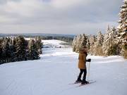 Vista dalla stazione a monte sopra il Sahnehang