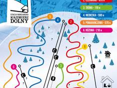 Mappa delle piste Kazimierz