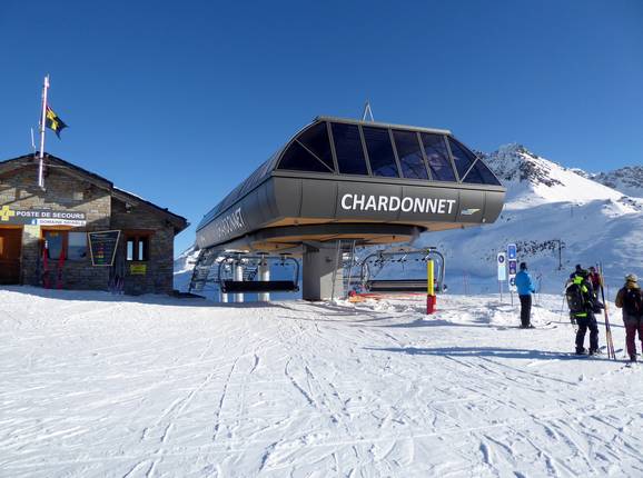 Chardonnet - 6pers.| Seggiovia ad alta velocità (agganc.autom.)