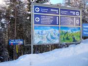 Tabellone informativo presso la Gerschnialp