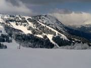 Vista sulla pista difficile Kandahar