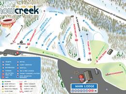 Mappa delle piste Snow Creek