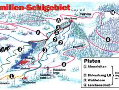 Mappa delle piste Hochbärneck - St. Anton an der Jeßnitz