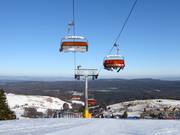 Winterpol Pomarańczowa (W3) - 6pers.| Seggiovia ad alta velocità (ad agganc. autom.) con cupola di prot. e riscald. sedile