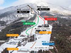 Mappa delle piste Mutsushi Kamafuseyama