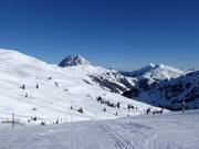 La Wildkogel-Arena con vista sul Rettenstein