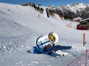 Cannone da neve nell’area sciistica Cerler