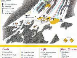 Mappa delle piste Sawmill Mountain Resort