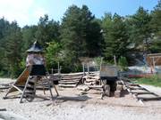 Parco giochi avventura presso la stazione a valle